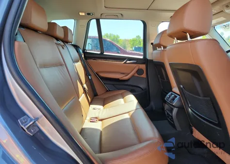 2015 BMW X3 xDrive28I from USA, damaged, VIN 5UXWX9C51F0D62673